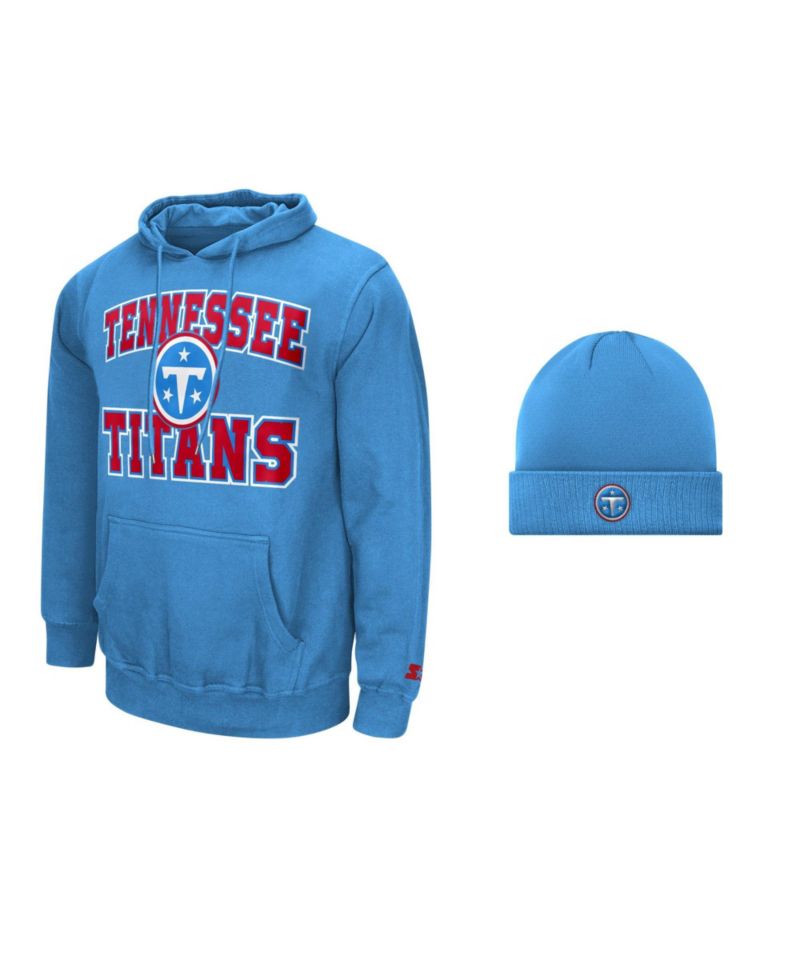 Men's Tennessee Titans Fleece-Lined Graphic Hoodie and Cuffed Knit Hat, 2-Piece Set