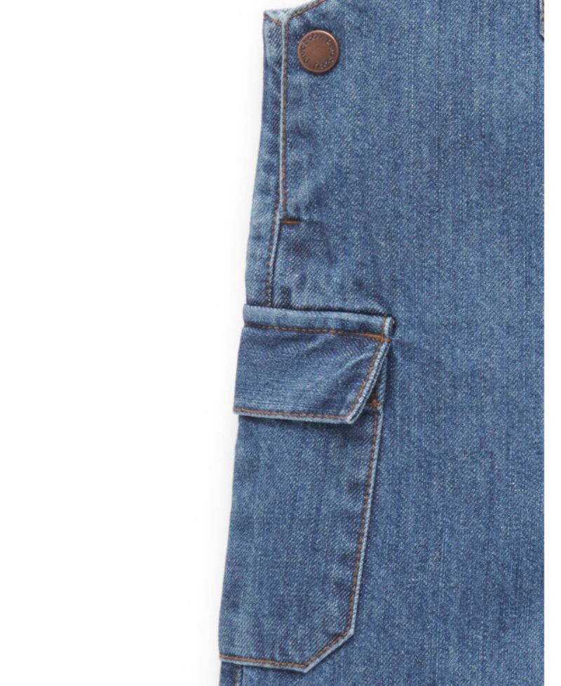 Baby Boy Denim Overall Set