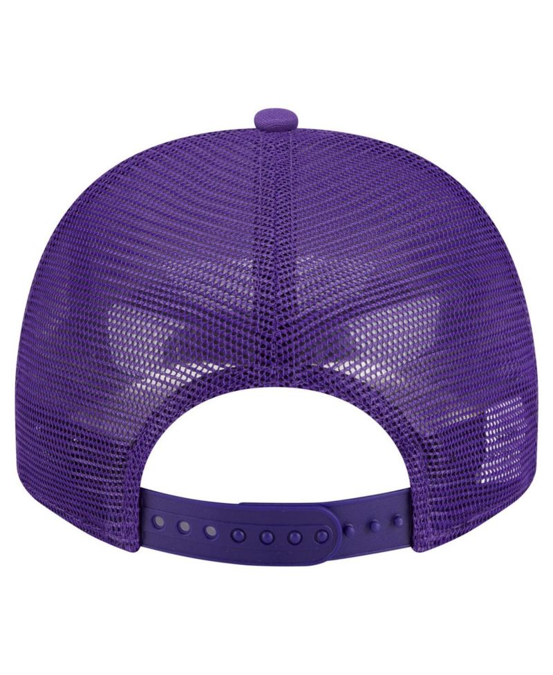 Men's Purple Los Angeles Lakers Vintage Team Rope A-Frame 9FIFTY Snapback Hat