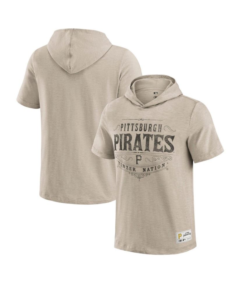 Darius Rucker Collection by Men's Tan Pittsburgh Pirates Hooded T-Shirt