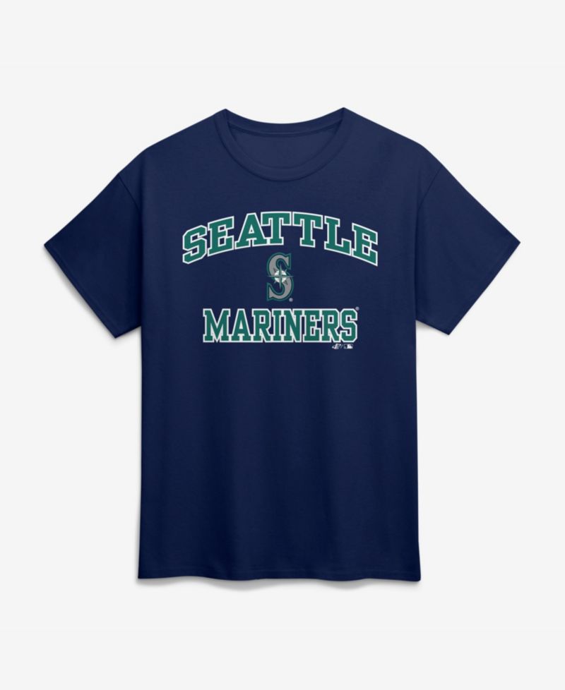 Men's Navy Seattle Mariners Heart and Soul T-Shirt