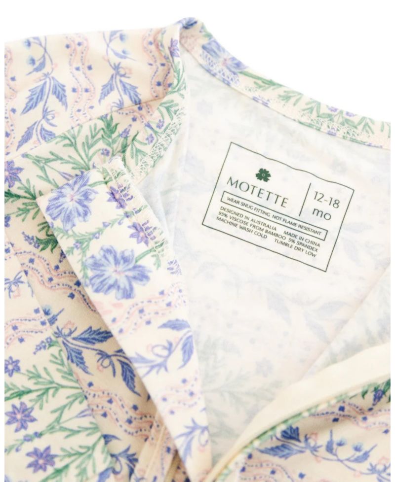 Baby Girl's Spring Cascade Bamboo Sleeper