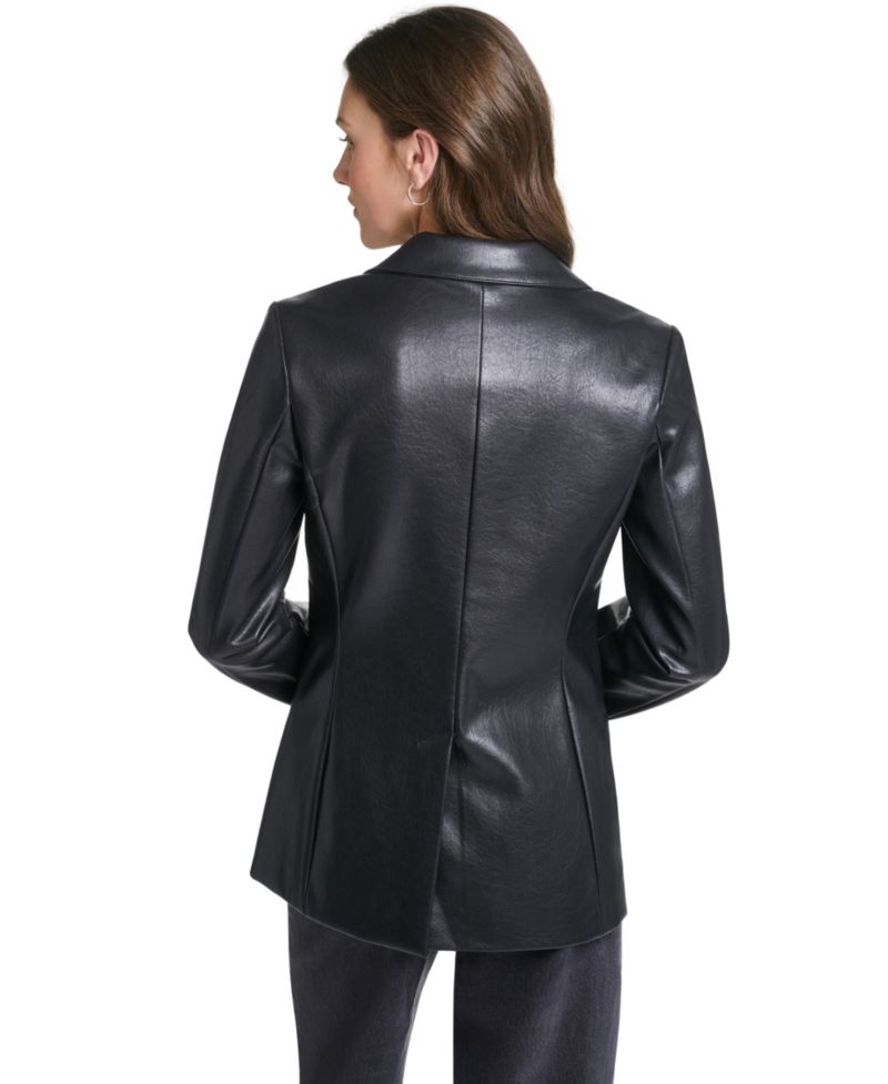 Women's Laydown Collar Single-Breasted Blazer