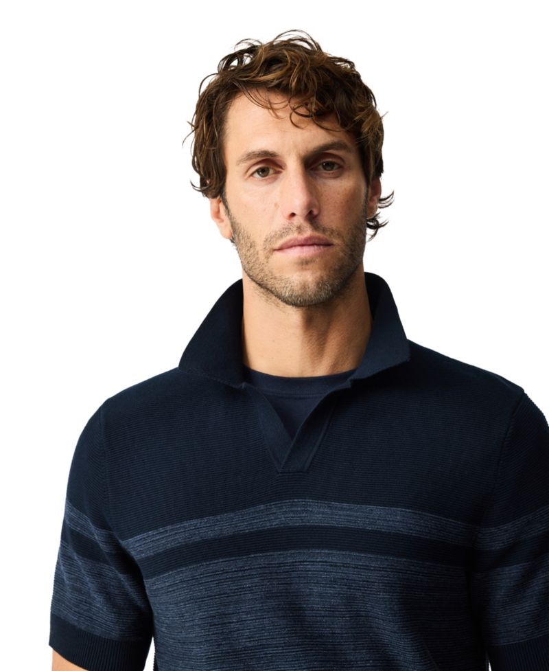 Men's Mount Albert Cotton Knitted Polo Shirt