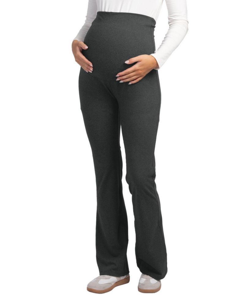 Maternity High-Rise Over-the-Belly Flare Pants
