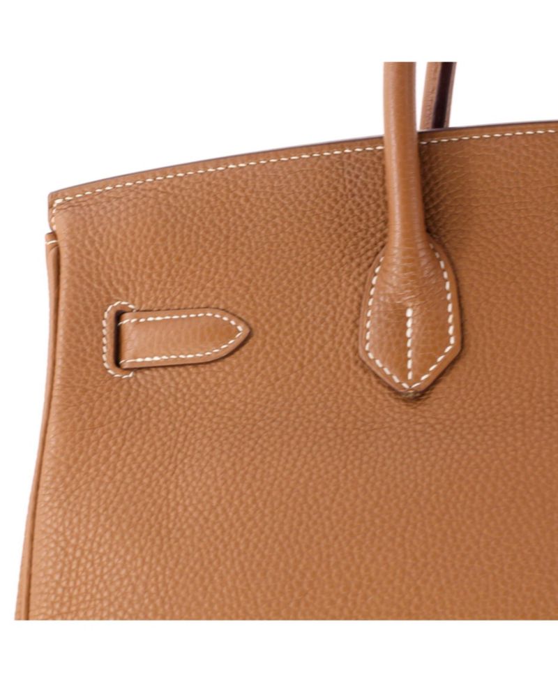 Birkin 35 Handbag Brown Togo with Gold Hardware