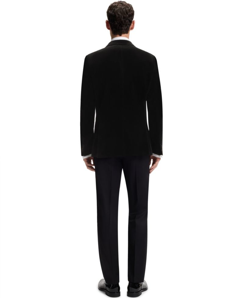 BOSS by Men's Cotton Velvet Slim-Fit Tuxedo Jacket