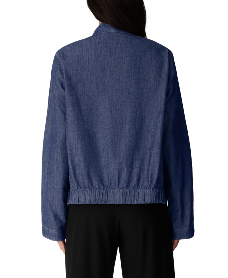 Women's Lightweight Curved-Front Denim Jacket