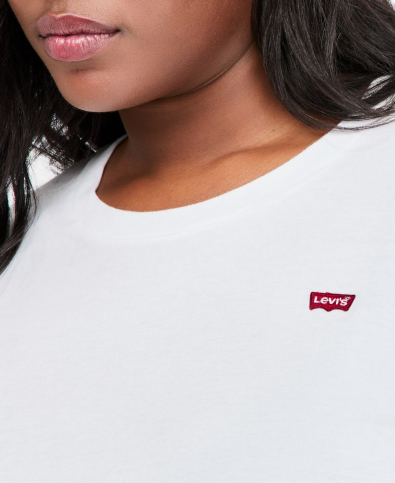 Plus The Perfect Crew Neck Cotton T-Shirt