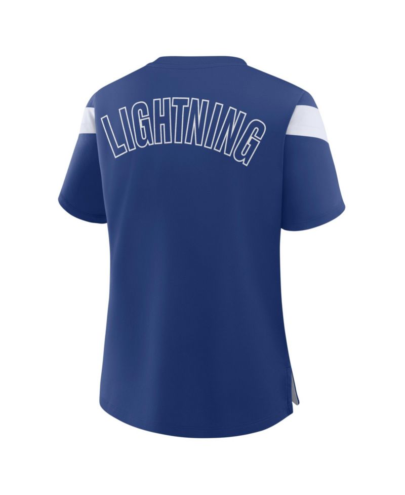 Women's Blue Tampa Bay Lightning Offside Athena T-Shirt