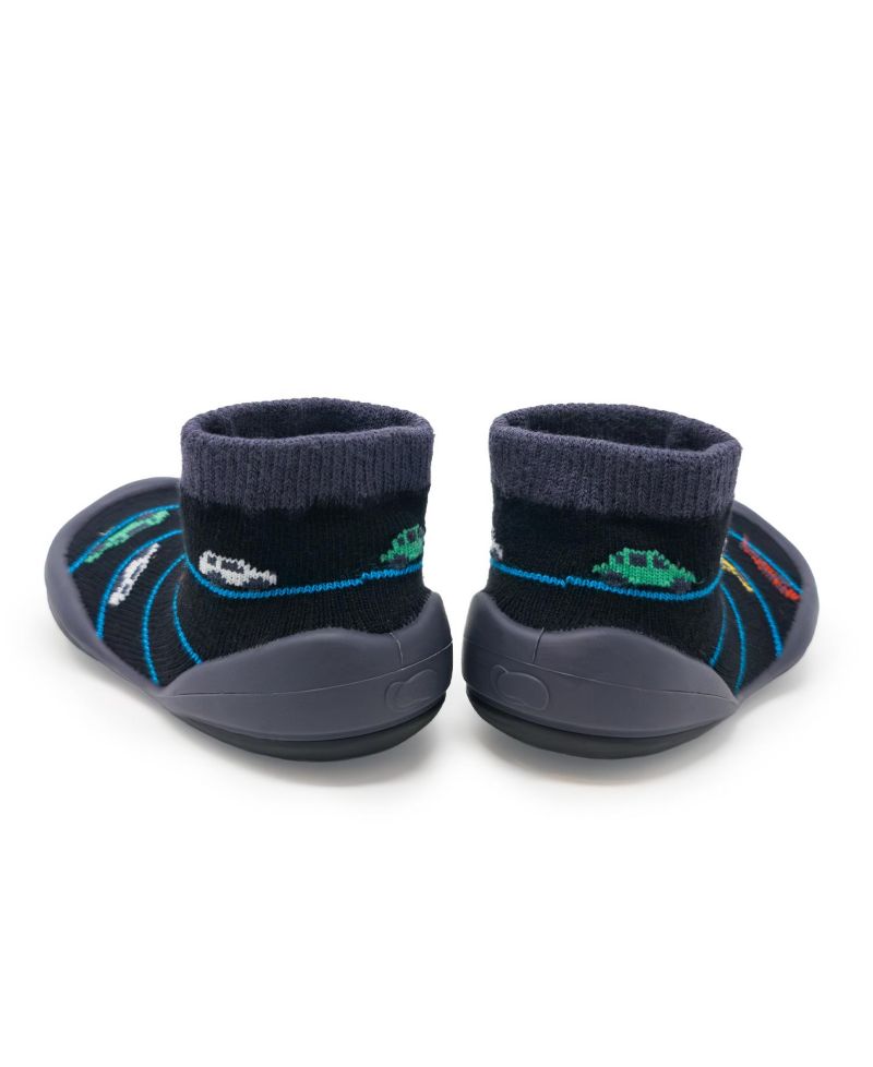 Baby Boys First Walk Sock Shoes Broom Broom