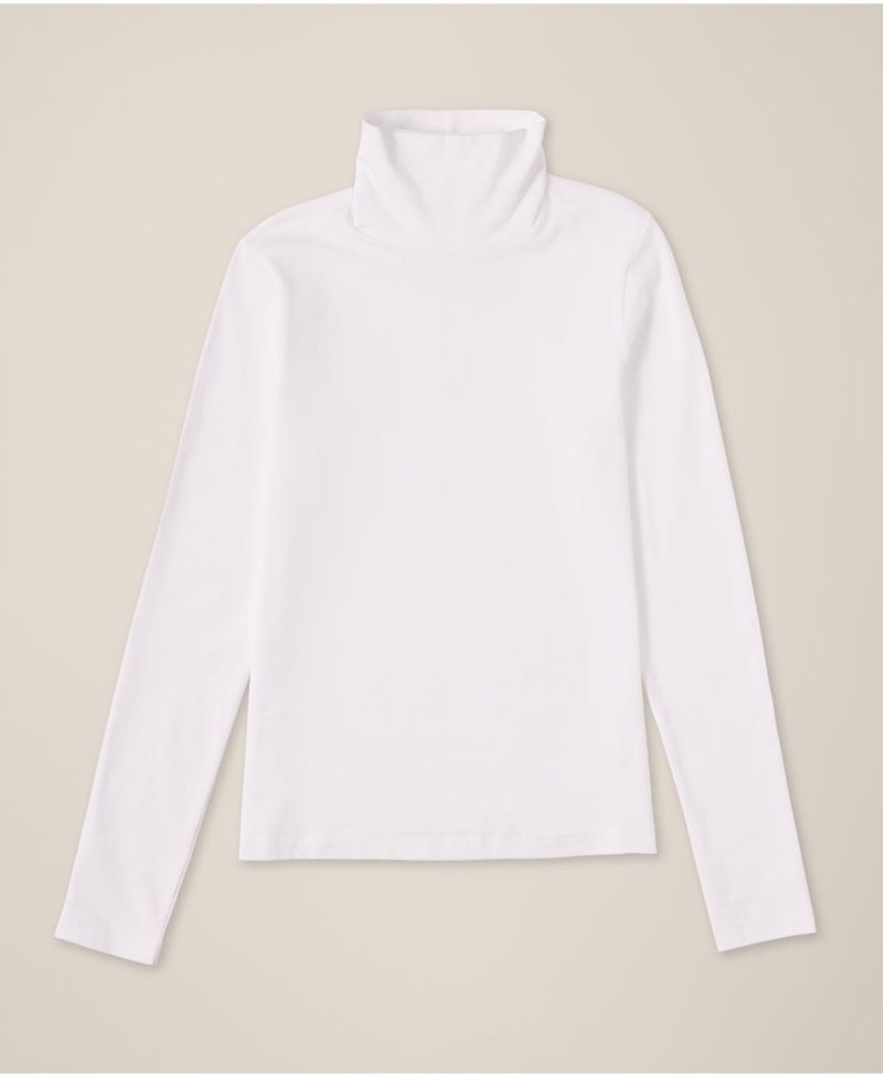 Women's Luxe Stretch Jersey Slim Turtleneck
