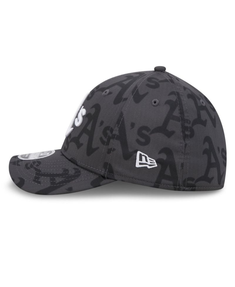 Men's Gray Athletics Halftone 39THIRTY Flex Hat
