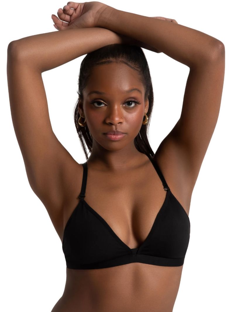 Women's Clear Neck Back Bra