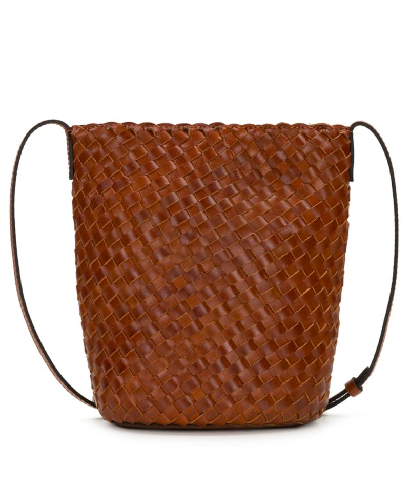 Darcy Small Woven Leather Crossbody Handbag