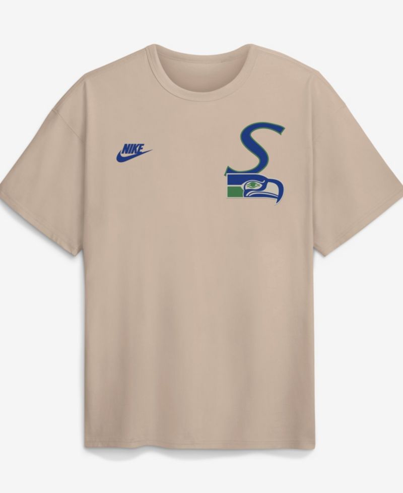 Men's Sand Seattle Seahawks Night Primary Max90 T-Shirt