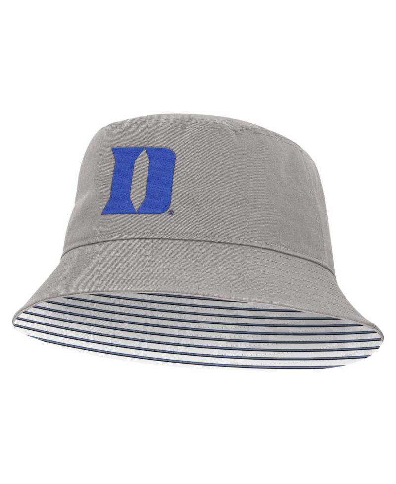 Men's and Women's Gray Duke Blue Devils Primetime Apex Bucket Hat