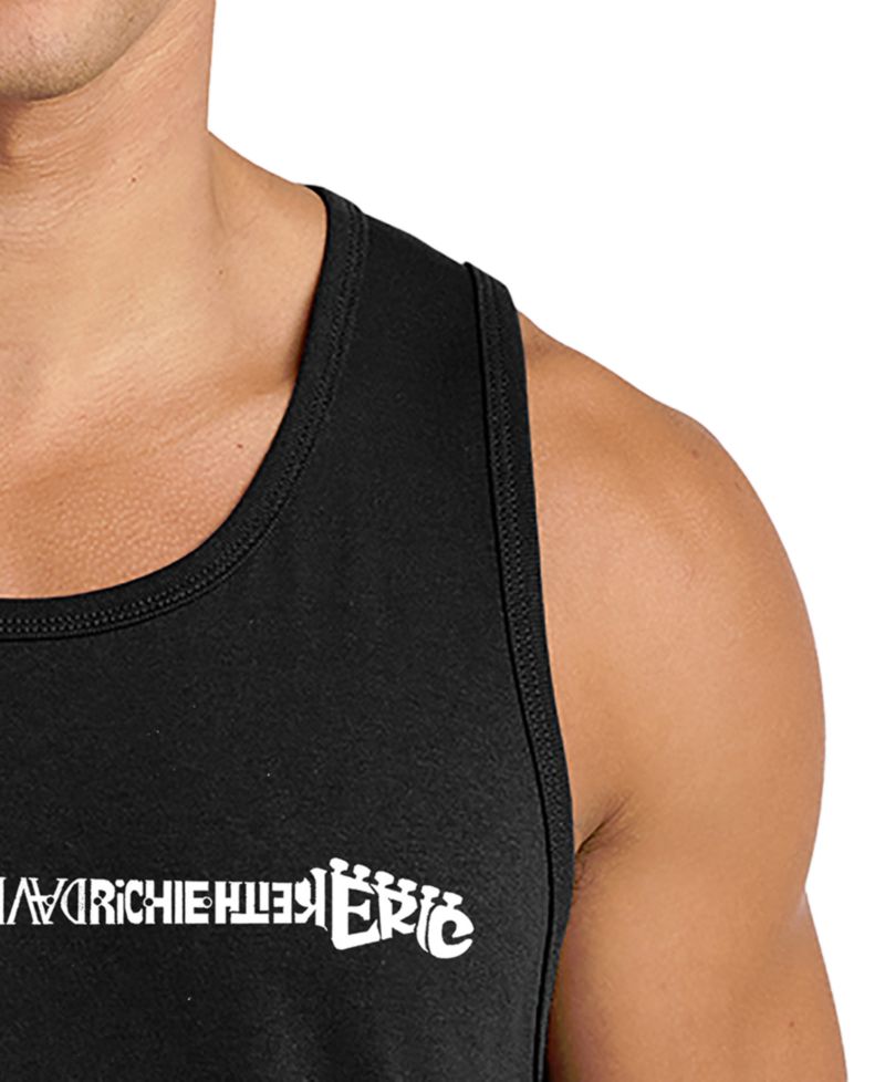 Men's Electric Guitar Graphic Tank Top