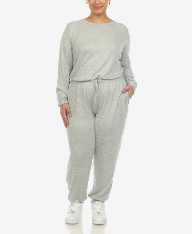 Plus Size Lounge Set, 2-Piece