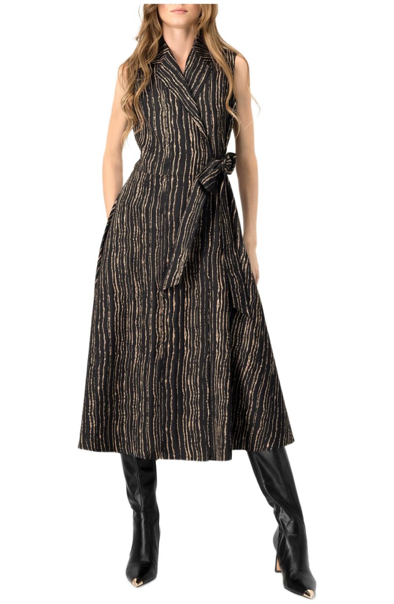 Women's Sleeveless Long Wrap Dress