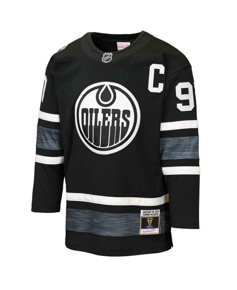 Big Boys and Girls Connor McDavid Black Edmonton Oilers 2019 All-Star Game Power Play Jersey