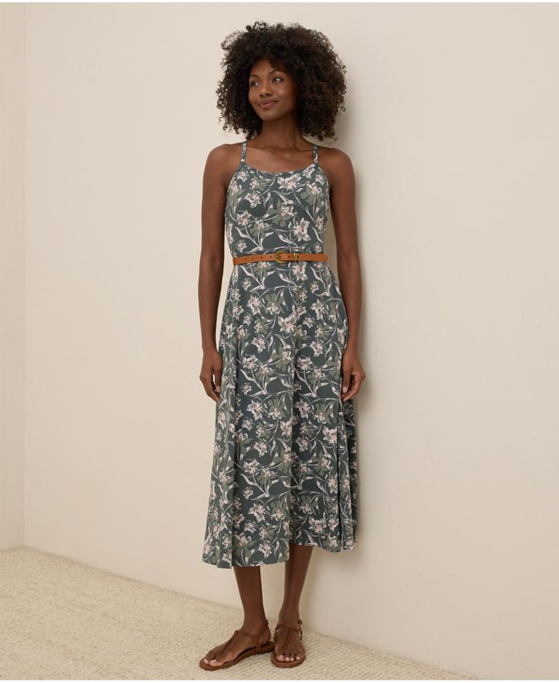 Women's Fit & Flare Midi Dress