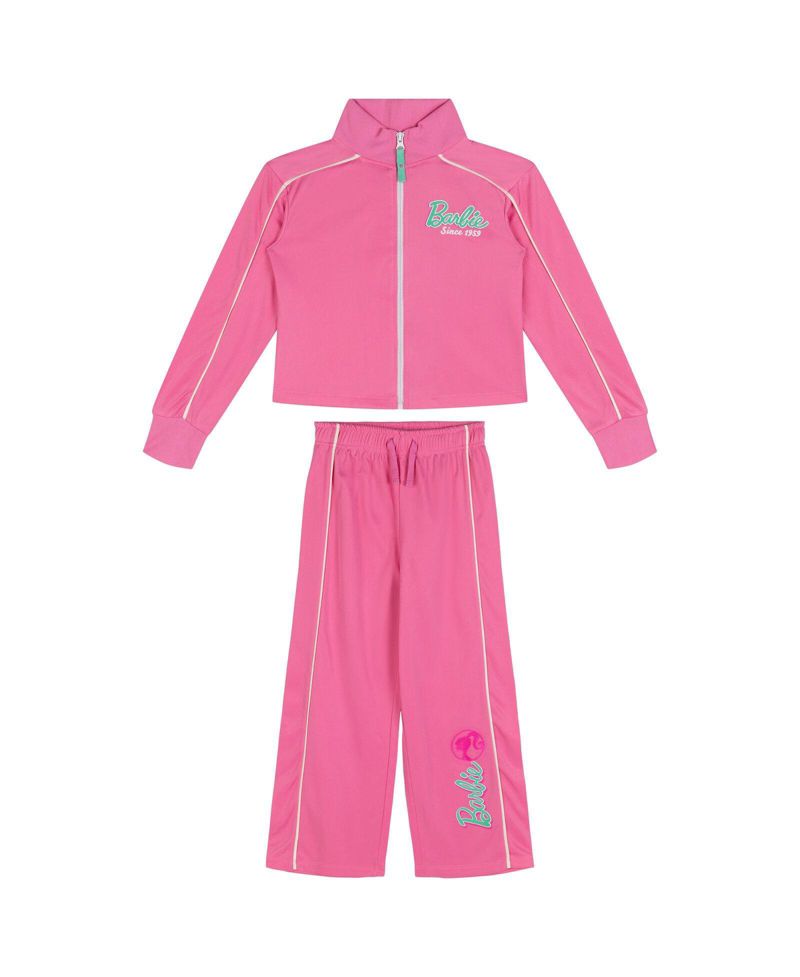 Girl's (5-16) Athletic 2-Piece Jacket and Pants Tracksuit Set