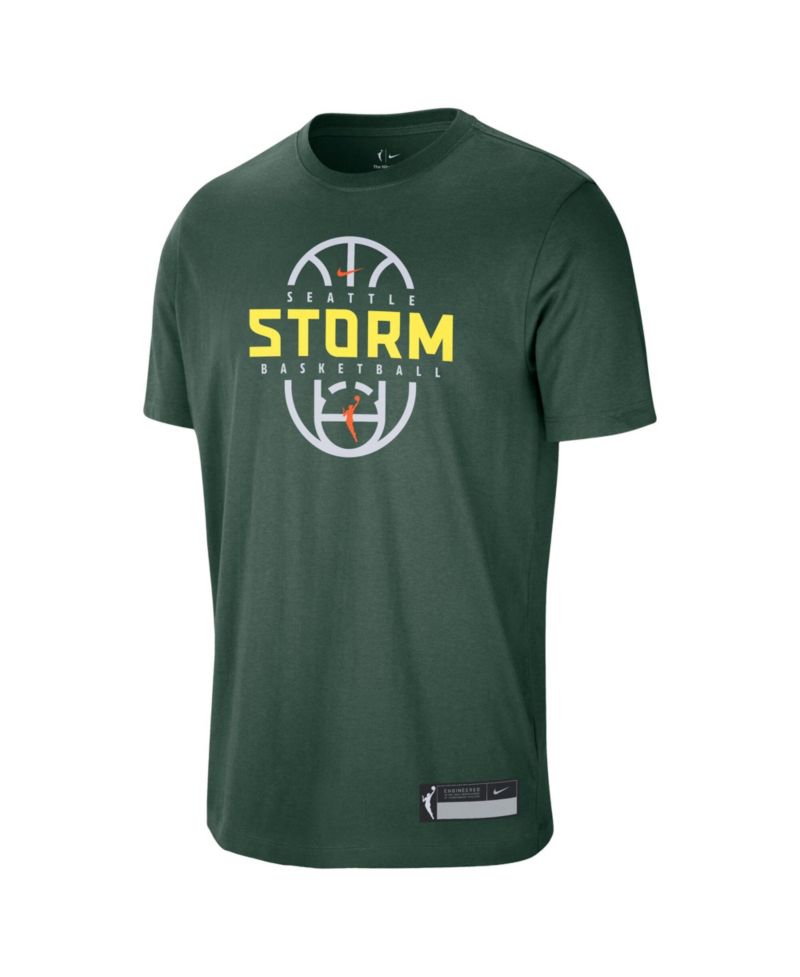 Men's and Women's Green Seattle Storm 2026 On-Court Authentic Practice Premium T-Shirt