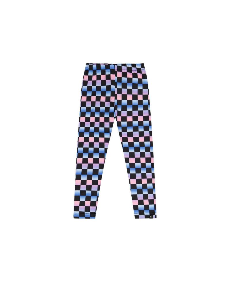 Little and Big Girl (6-12) Leggings Checkered Print