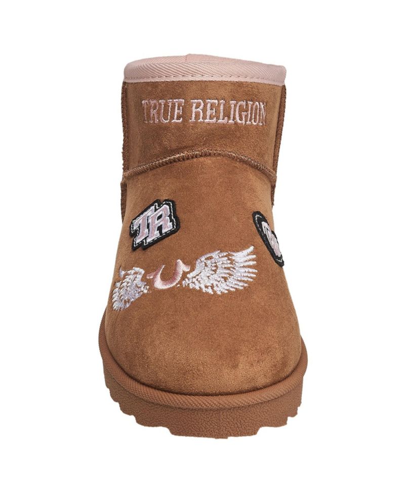 Little Girls' Lizzo Logo Patch Cozy Boot