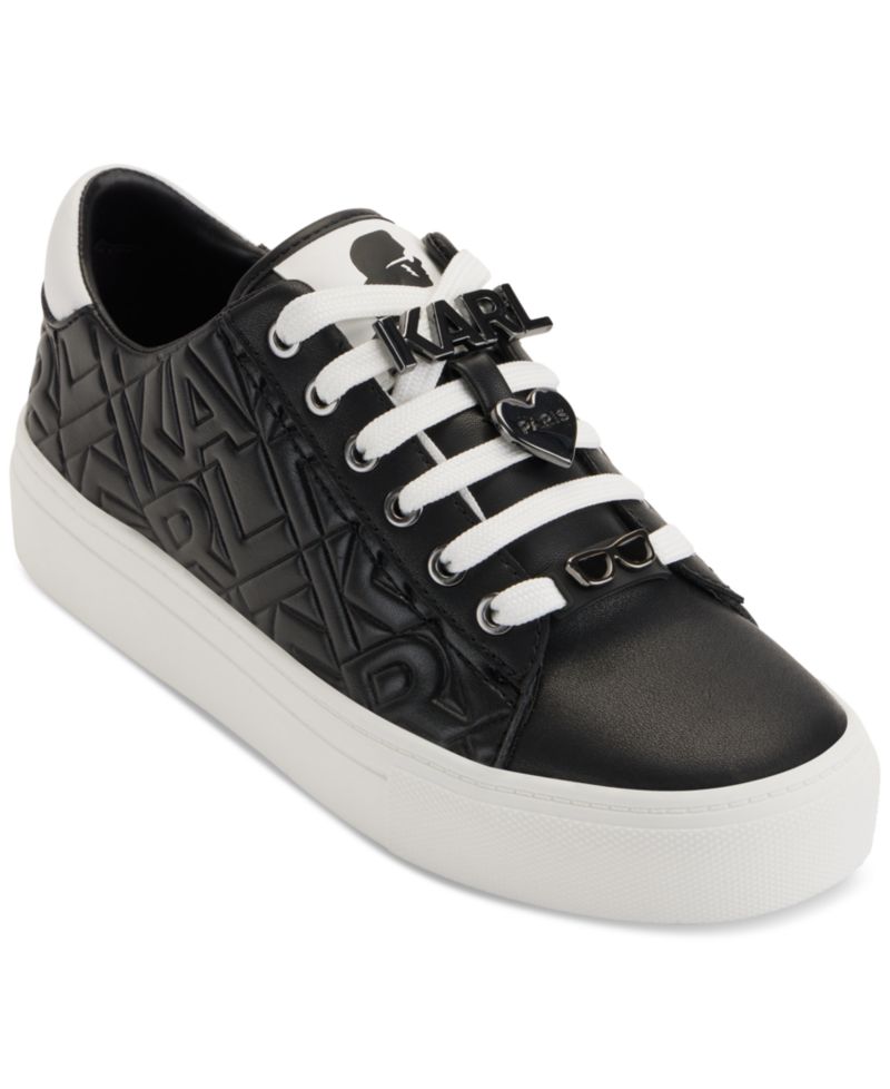 Women's Cate Karl Box Lace-Up Low-Top Sneakers