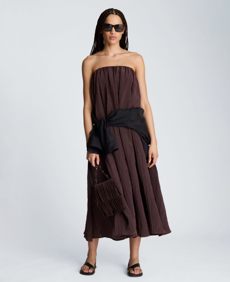 Women's Strapless Maxi Dress