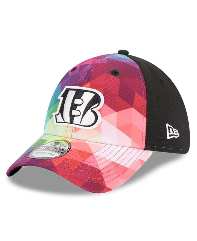 Men's Pink Cincinnati Bengals 2023 NFL Crucial Catch 39THIRTY Flex Hat