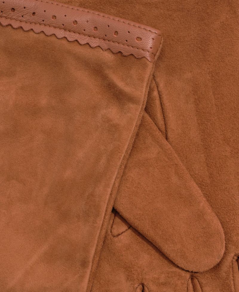 Wing Tip Leather Gloves