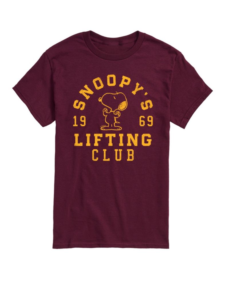 Men's Peanuts Snoopy's Lifting Club Short Sleeve T-Shirt
