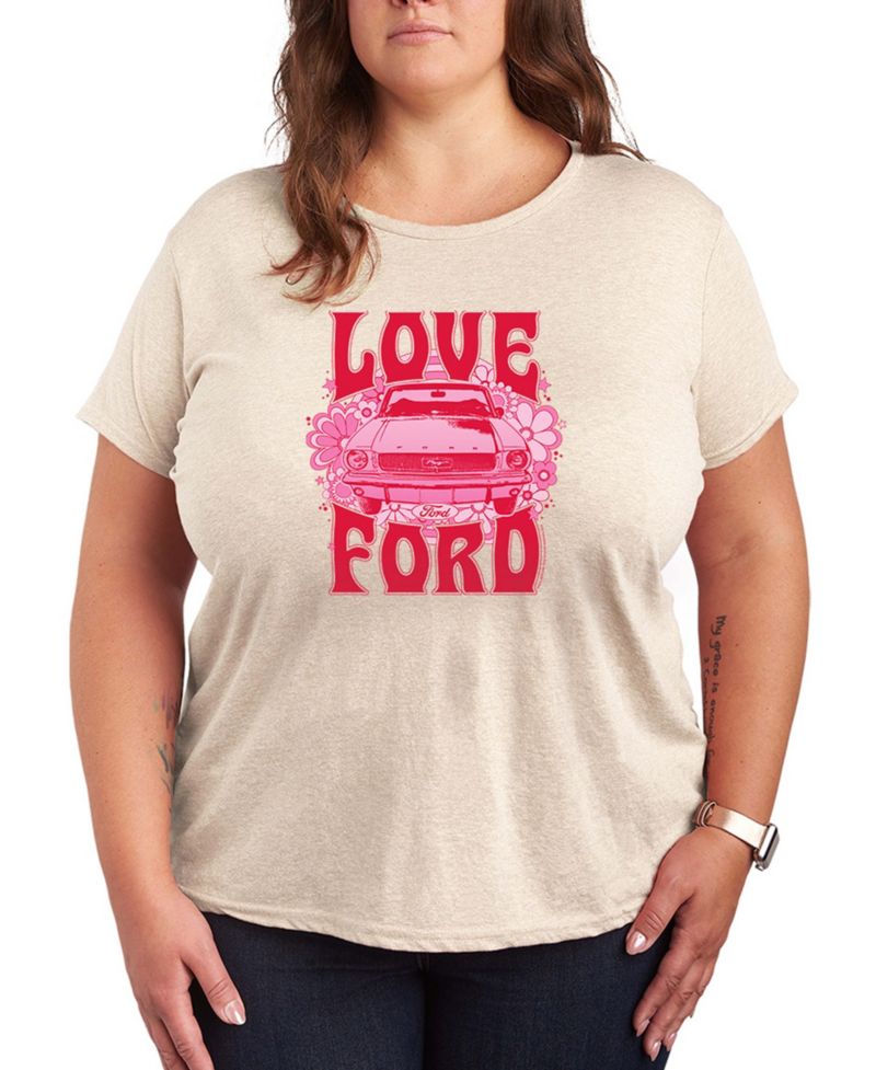 Women's 1968 Ford Mustand Love Ford Short-Sleeve Graphic T-Shirt