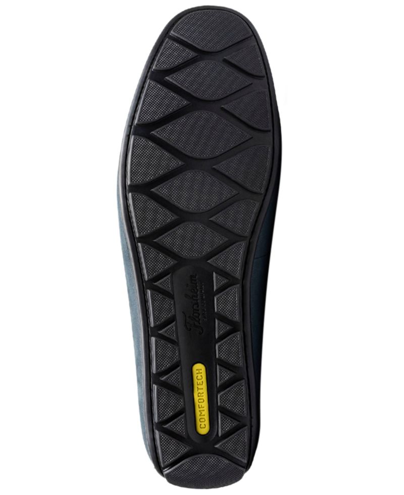 Motor Smooth Moc-Toe Penny Driver Loafers