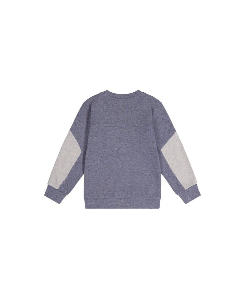 Little Boys 6-12 Color block Brushed Jersey Top with Chest Pocket