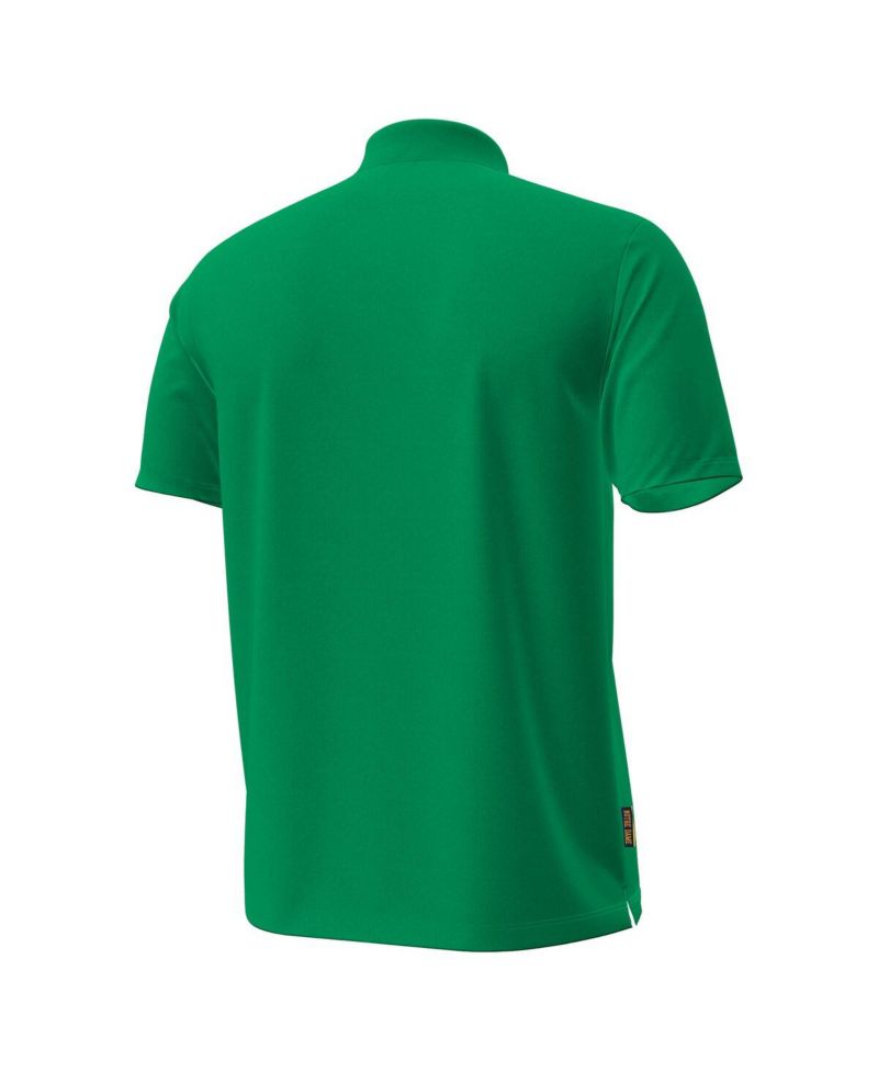 Men's Green Notre Dame Fighting Irish Performance Drive Chest Stripe Polo Shirt