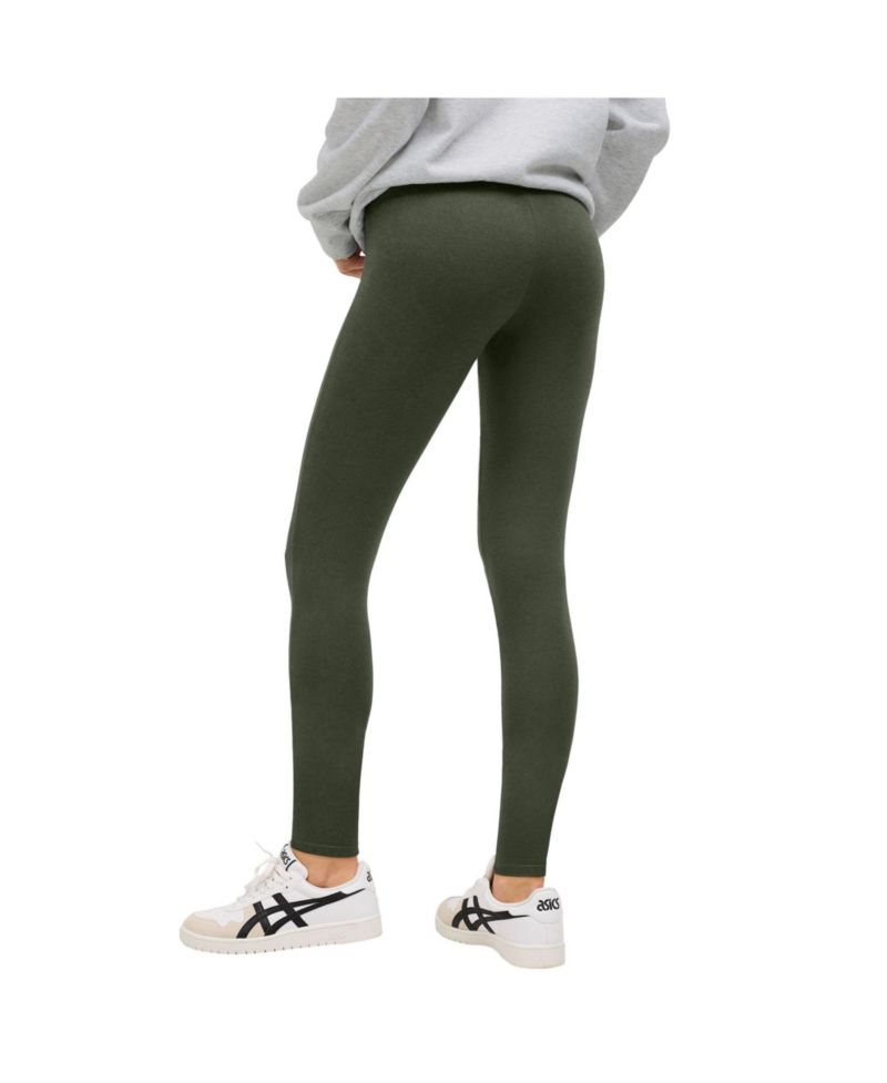 Plus Size Cotton Spandex Full Length Leggings