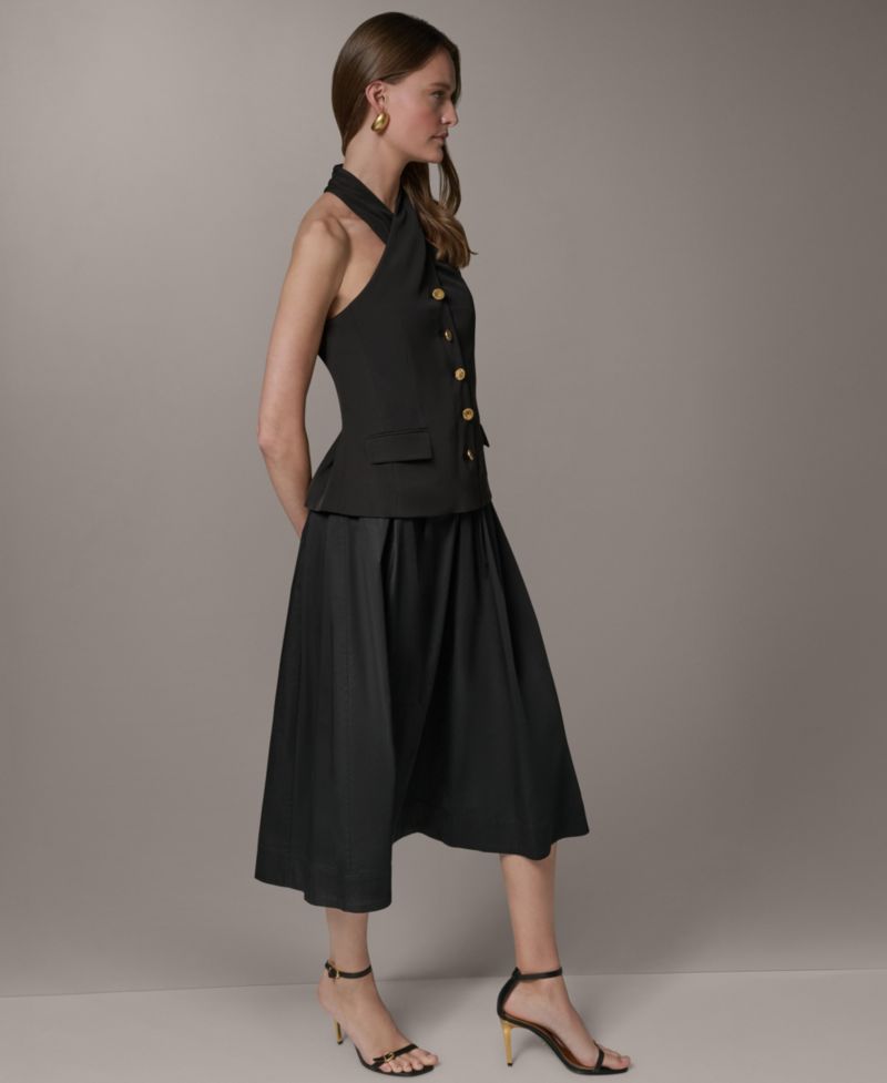 Petite Twist Halter Neck Dress