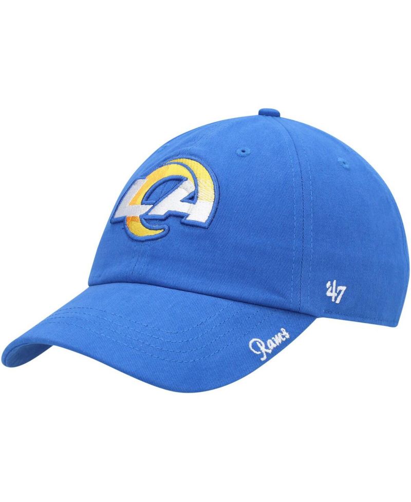 Women's Royal Los Angeles Rams Miata Clean Up Primary Adjustable Hat