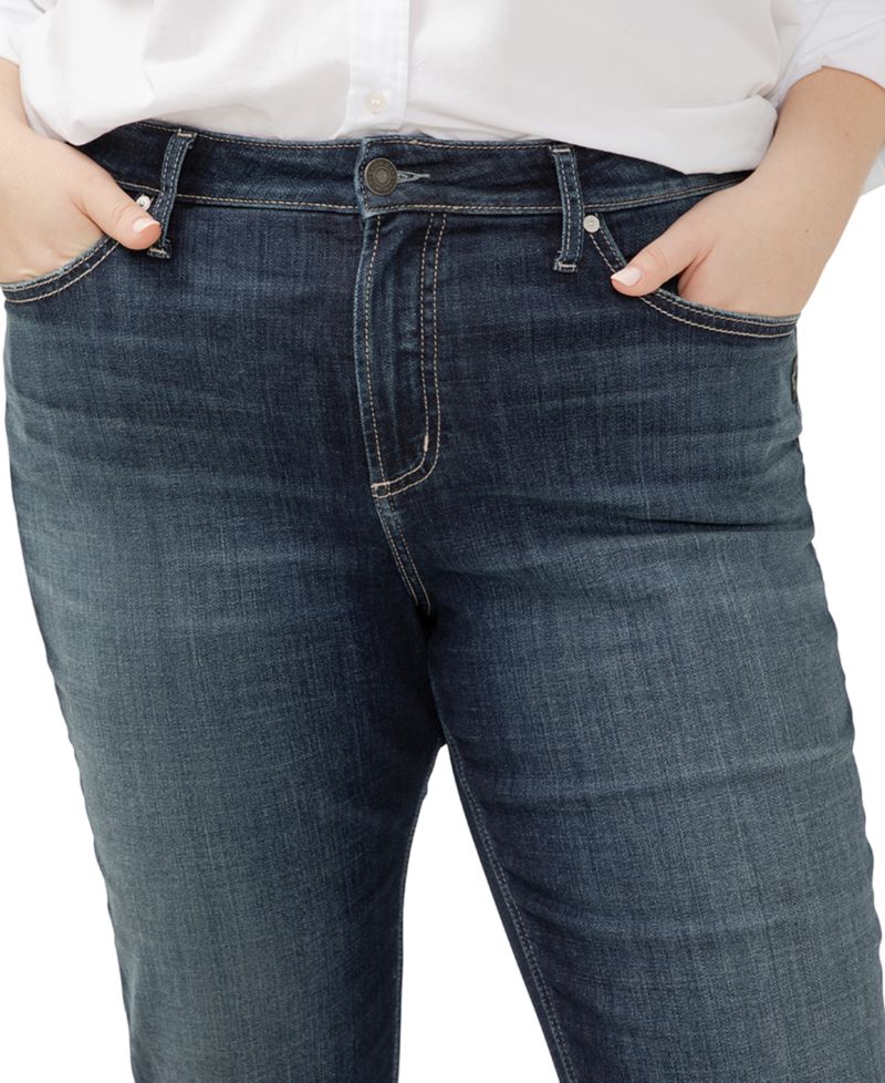 Plus Size Avery Cuffed Denim Jeans