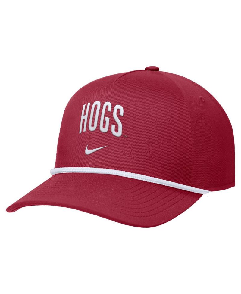 Men's Crimson Arkansas Razorbacks Rise Adjustable Hat