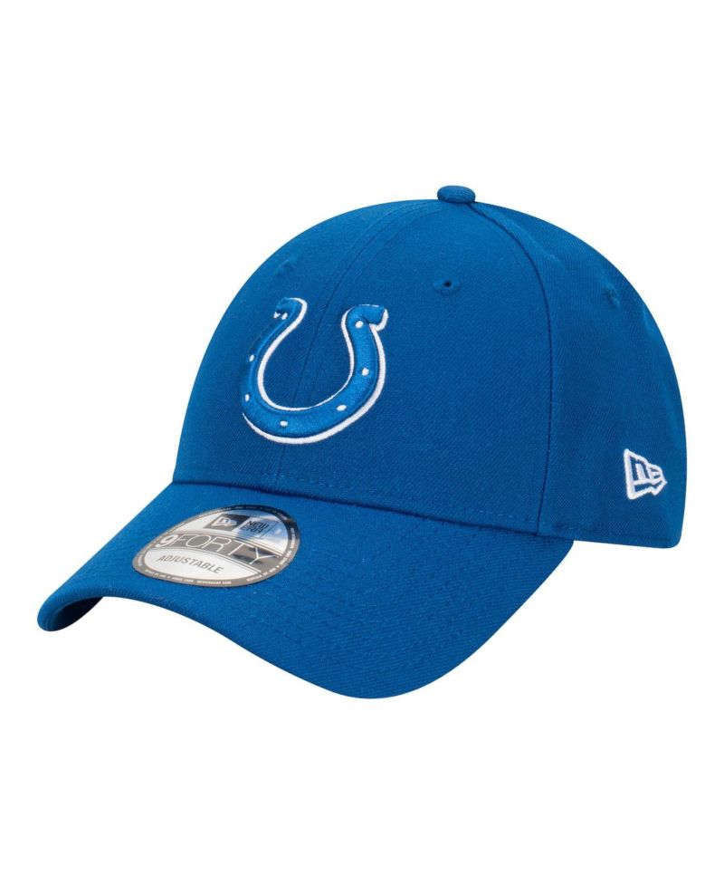 Men's Royal Indianapolis Colts Core Team 9FORTY Adjustable Hat