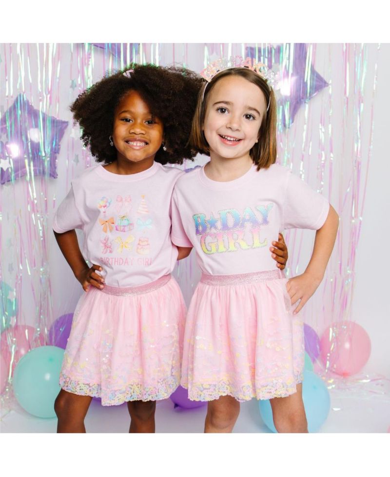 Baby Girls Birthday Cutie Short Sleeve T-Shirt