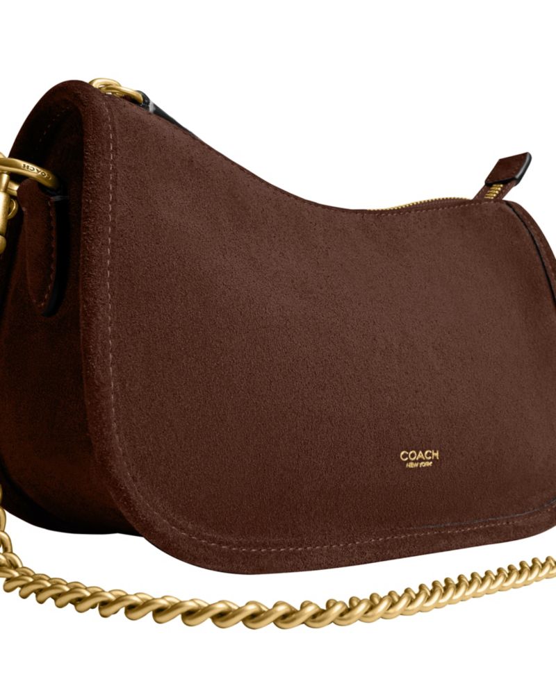 Waverly Small Suede Shoulder Bag