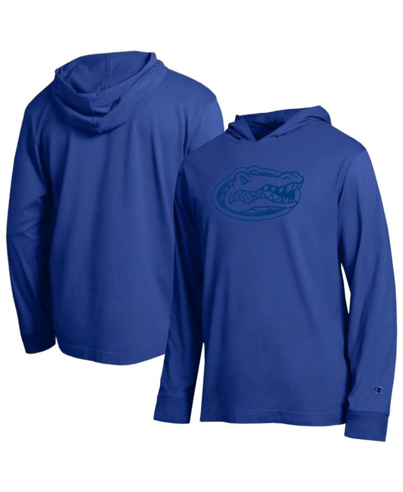 Men's Royal Florida Gators Tonal All-Star Long Sleeve Hooded T-Shirt