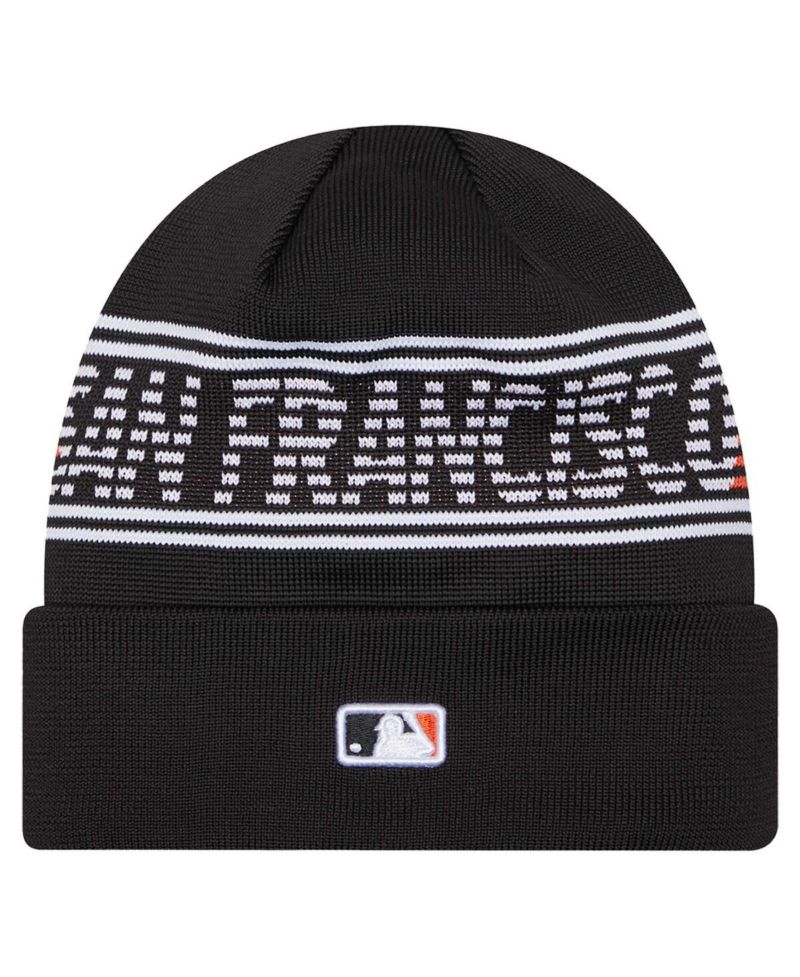 Men's Black San Francisco Giants Authentic Collection Cuffed Knit Hat