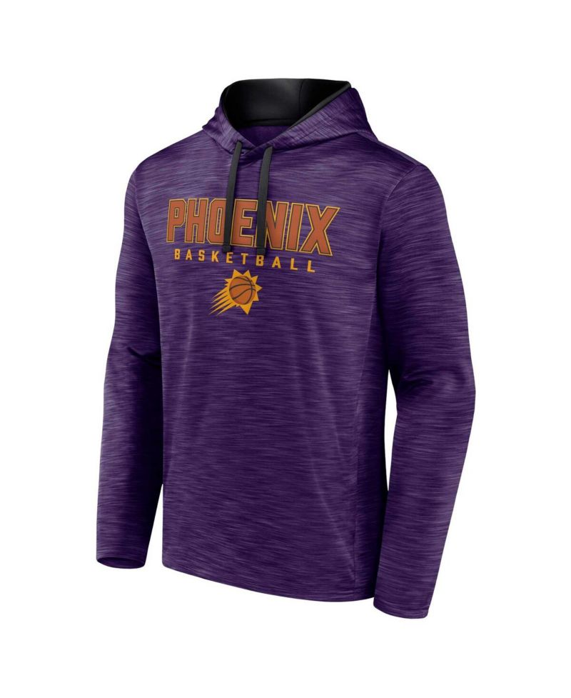 Men's Heather Purple Phoenix Suns Fast Break Pullover Hoodie